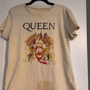 Queen Graphic T-Shirt in Cream